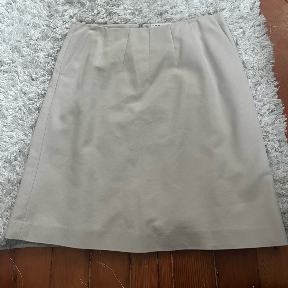 Classy cream skirt